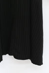 Marc le bihan double stitching long skirt 2180 black